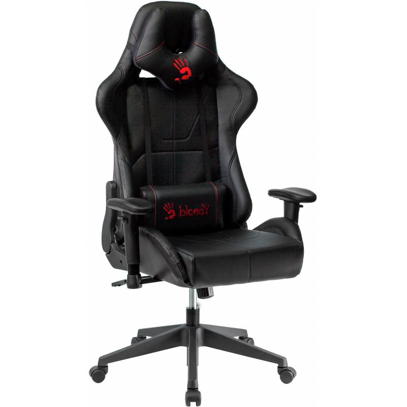 Кресло игровое A4Tech Bloody GC-500 черный эко.кожа крестов. главное фото