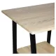 Стол на металлокаркасе BRABIX LOFT CD-006,1200х500х730 мм,, 2 полки, цвет дуб натуральный, 641226. Фото товара с разных ракурсов.