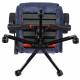 Кресло игровое Knight N1 Fabric синий Light-27 с подголов. крестов. металл. Фото товара с разных ракурсов.